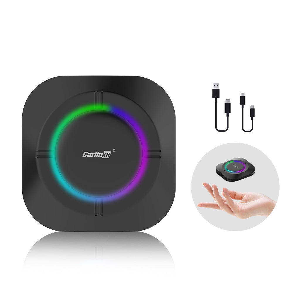 Carlinkit Multimedia Ai Box Tbox S2C LED 4+64G Qualcomm 6115 8-cores For Yotube Netflix