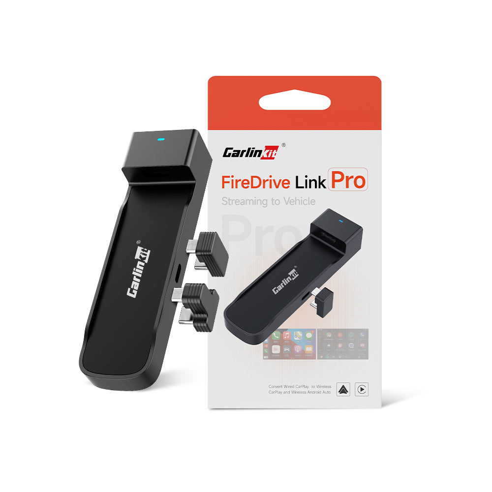CarlinKit FireDrive Link Pro with Wireless Carplay & Android Auto For Fire TV Stick