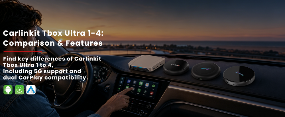 Carlinkit Tbox Ultra 1-4: Comparison & Features – Carlinkit Mall