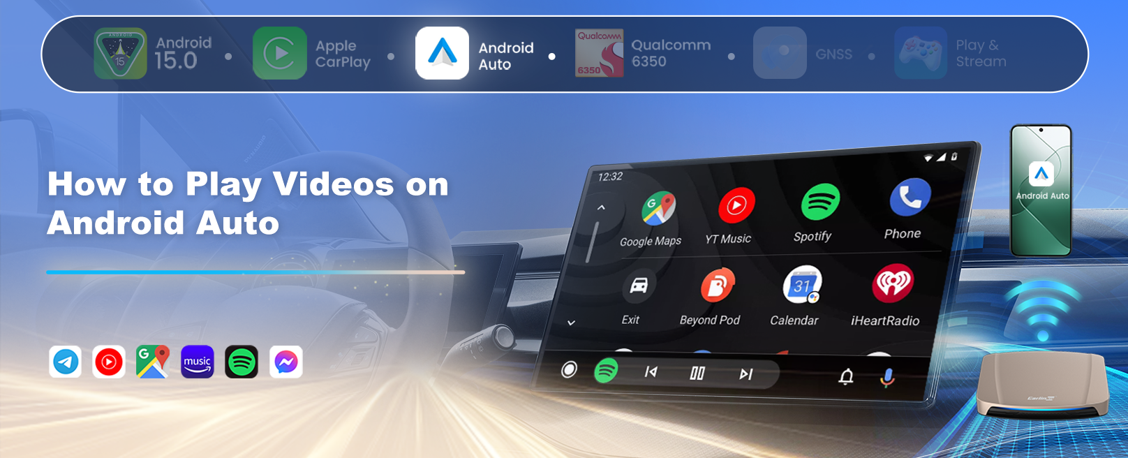 How to Play Videos on Android Auto