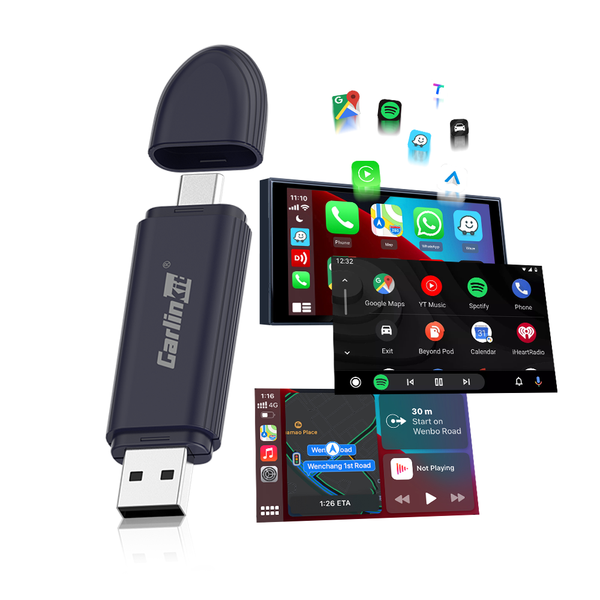 Mini5 SE PRO Small & Compact Wired to Wireless Carplay/Android Auto Adapter