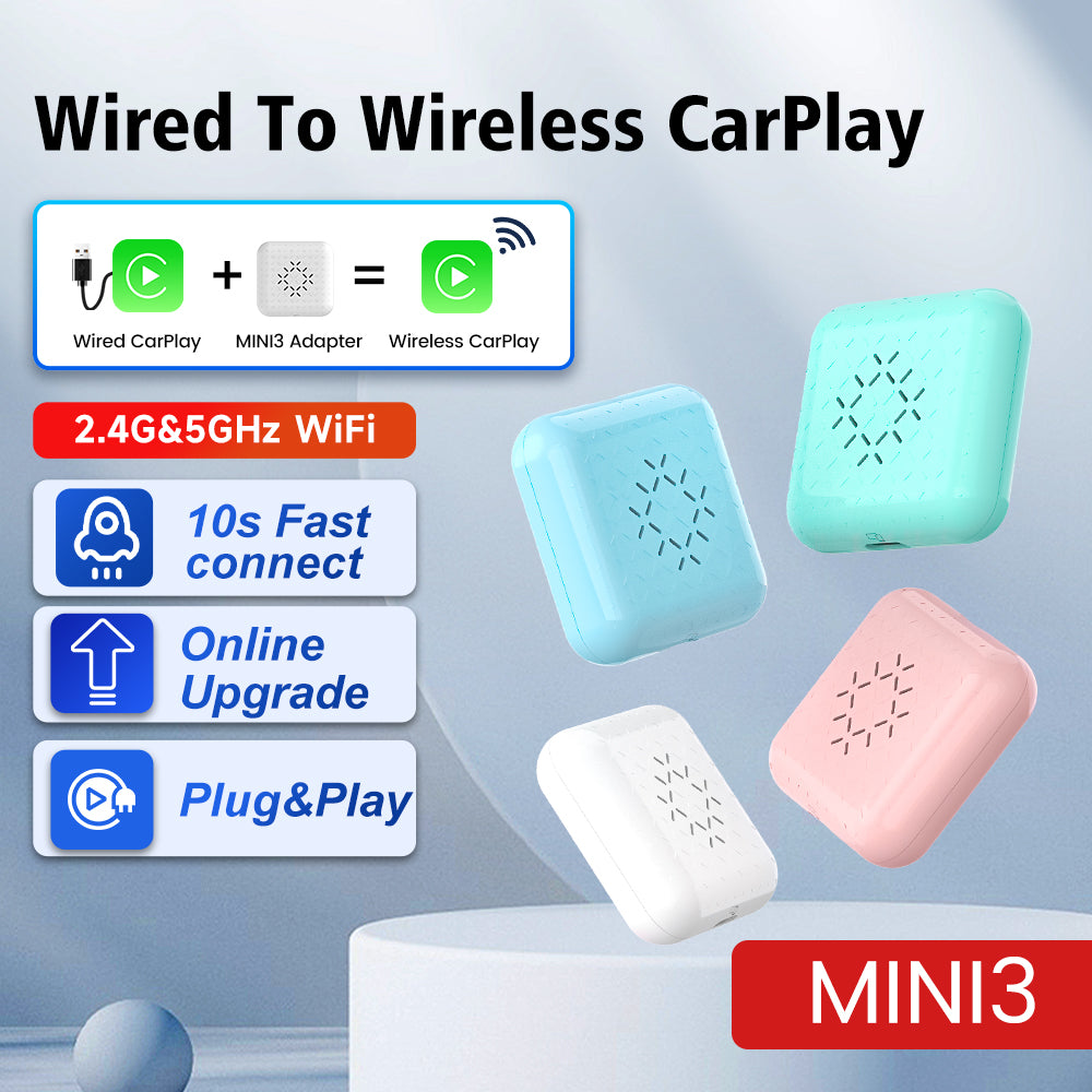 Carlinkit Mini SE Serie Mini3 Tragbarer Kabelloser Carplay Adapter