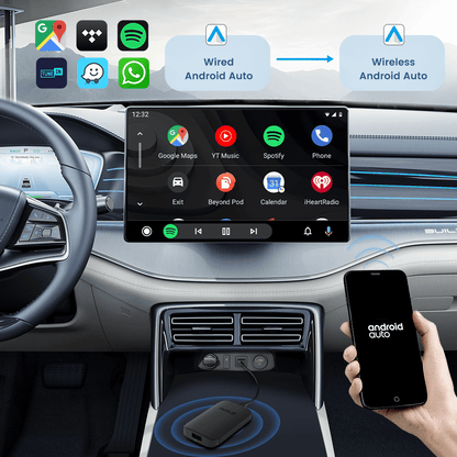 Carlinkit A2A Wireless Android Auto Adapter Only for Car With Factory Wired Android Auto