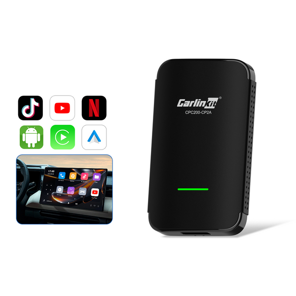 Carlinkit CP2A Pro Wireless Android Auto, CarPlay & Android TV Box for Netflix