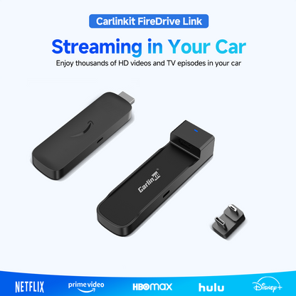 （Pre-sale）Carlinkit Fire Drive Use CarPlay to HDMI Cable to Enjoy Streaming, in-car Audio & Video Specially Designed for Amazon Fire TV Stick