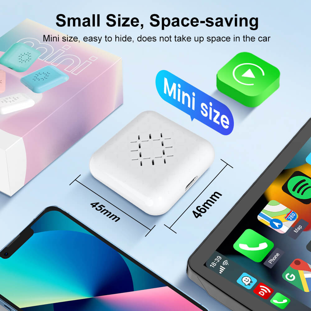 Carlinkit mini SE CarPlay Wireless Adapter for Factory Wired CarPlay car, 2025 Upgrade Plug & Play Wireless Carplay Dongle for iPhone, Support Siri, Online Music, Navigation, Phone Carlinkit mini SE CarPlay Wireless Adapter for Factory Wired CarPlay car, 2025 Upgrade Plug & Play Wireless Carplay Dongle for iPhone, Support Siri, Online Music, Navigation, Phone