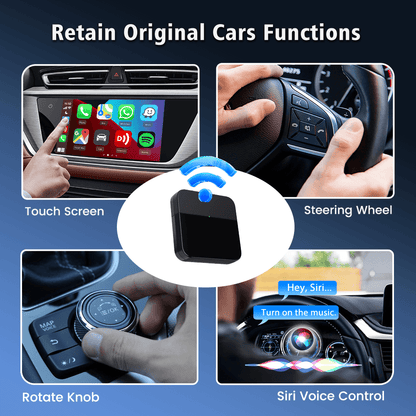 Carlinkit Mini3-3 Mini Wireless Carplay Adapter for Car with OEM Factory Carplay Cable