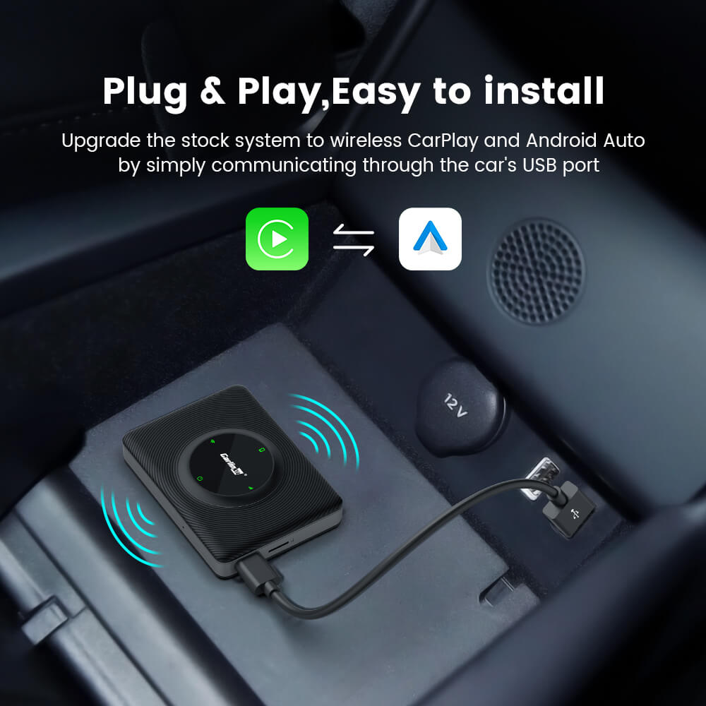 Carlinkit T2C Flash Tesla Upgrade With Wireless Carplay Adapter for Tesla Model 3/X/Y/S