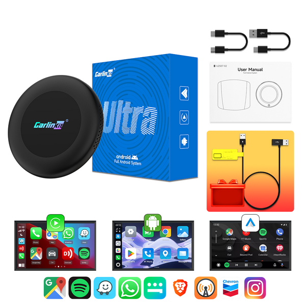 Carlinkit Tbox Ultra 2 Android 15 Wireless CarPlay & Android Auto Car Streaming TV Box