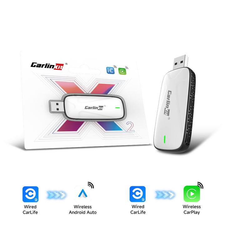 Adaptateur CarPlay sans Fil & Android Auto sans Fil,2 en 1 Wireless Carplay Adapter,Android Auto Adaptateur CarPlay sans Fil & Android Auto sans Fil,2 en 1 Wireless Carplay Adapter,Android Auto