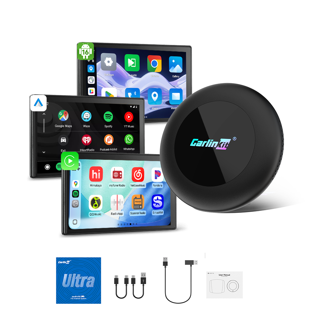 Carlinkit CQ4390M Tbox Ultra 2 Android 16 Wireless CarPlay & Android Auto Car Streaming TV Box