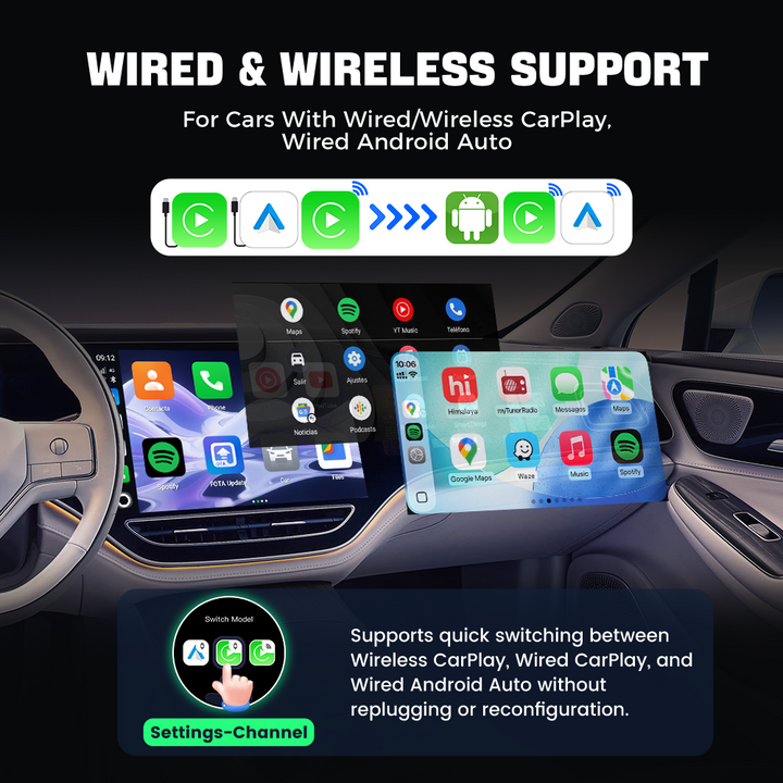 Carlinkit Tbox Ultra 3 Android 15 Car TV Box Wireless CarPlay