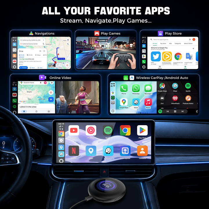Carlinkit Tbox Ultra 3 Android 15 Car TV Box Wireless CarPlay