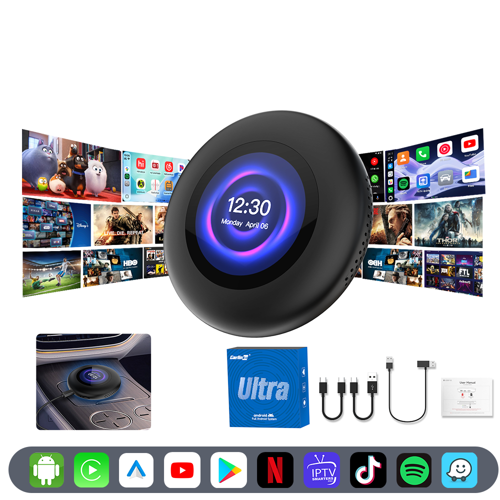Carlinkit Tbox Ultra 3 Android 15 Car TV Box Wireless CarPlay & Android Auto