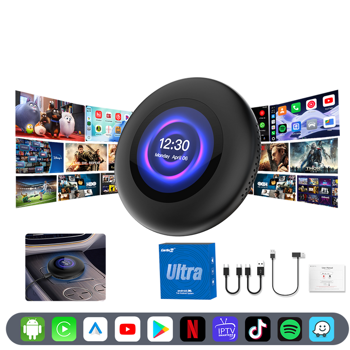 Carlinkit Tbox Ultra 3 Android 15 Car TV Box Wireless CarPlay