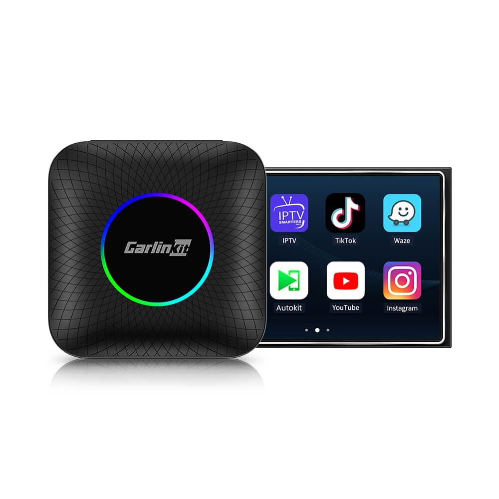 Tbox Led Multimedia Video Android13 AI Box Wireless CarPlay & Android ...