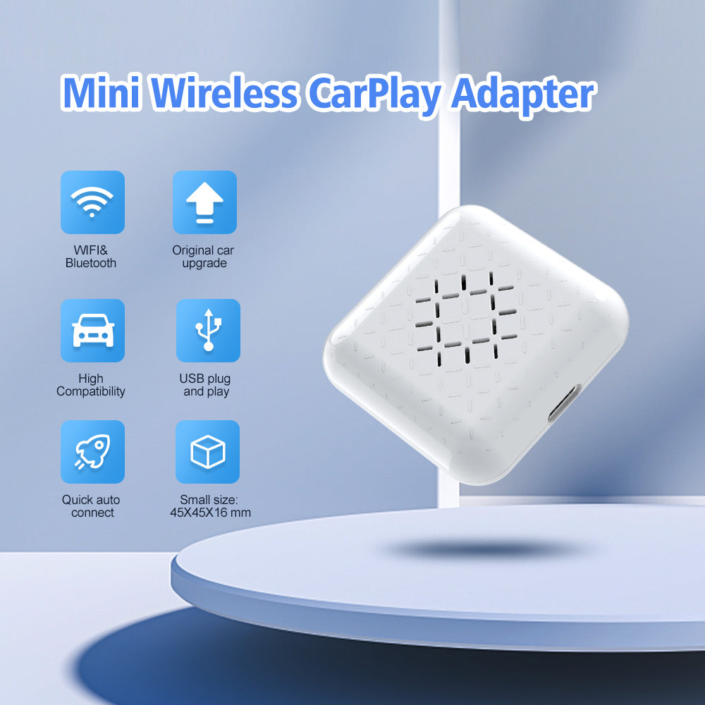 Carlinkit 3.0 Mini Portable for Wired to Wireless Carplay Adapter