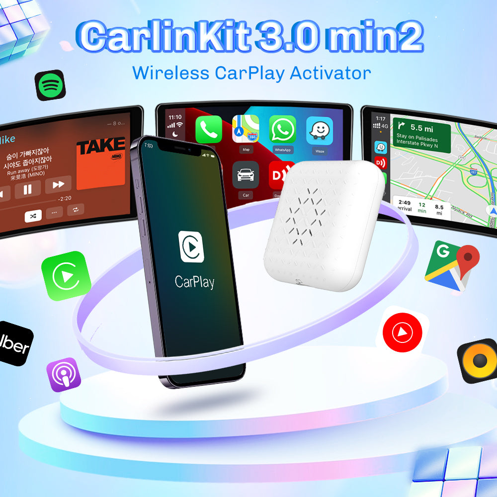 Carlinkit Mini2 Portable Wireless Carplay Adapter
