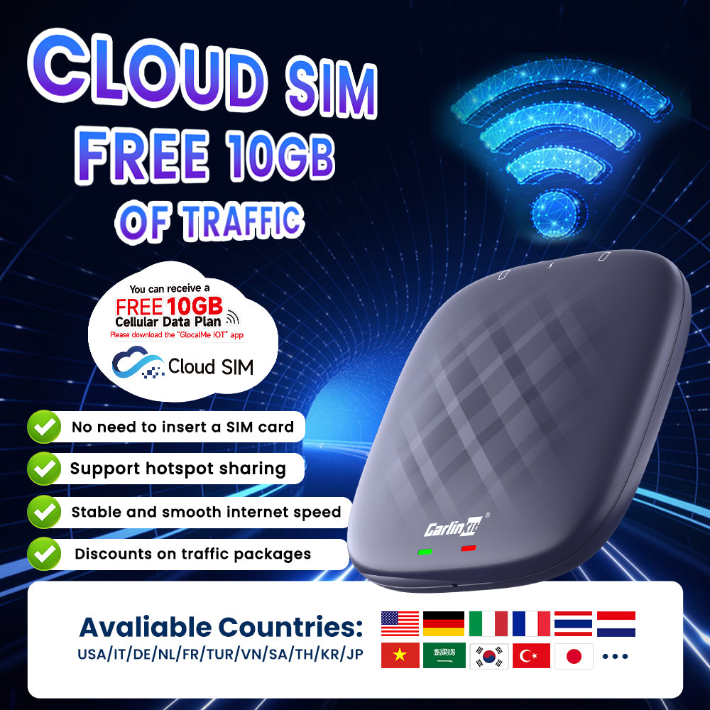Adaptador Multimedia CarlinKit Ai Box Tbox Plus con Wireless Carplay y Android Auto